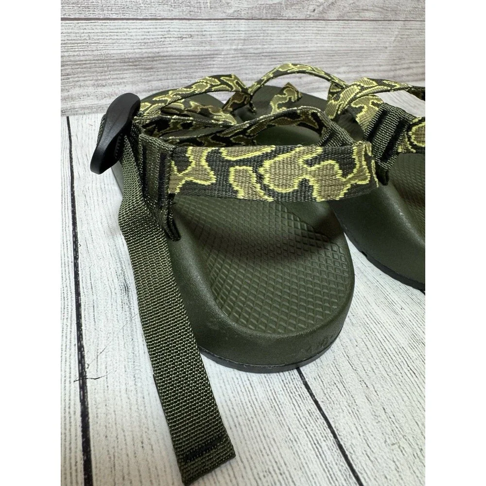 Chaco Z/2 Green Camo Men's Sport STRAP CLASIC Sandals Size 10